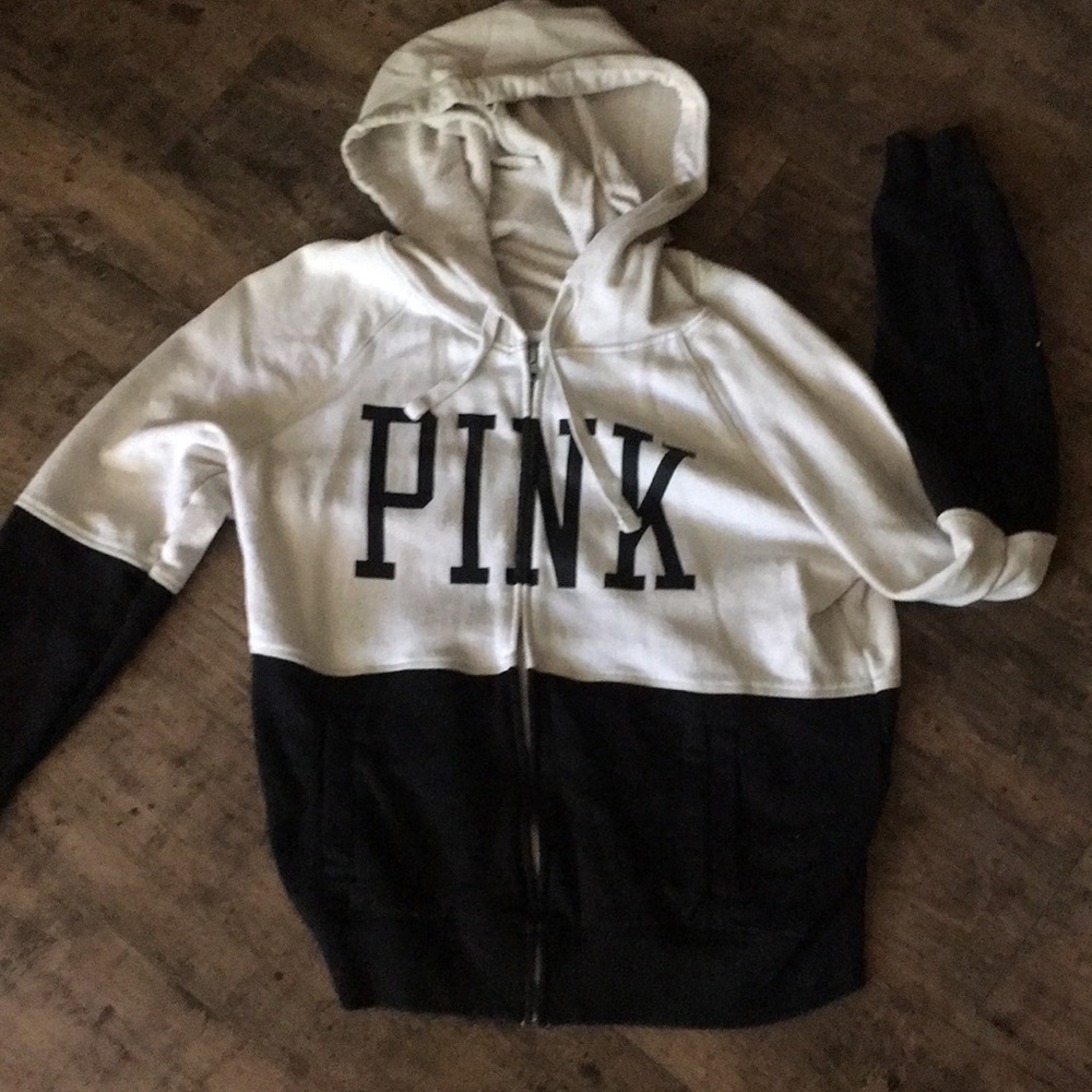 Victoria secret pink jacket with hood